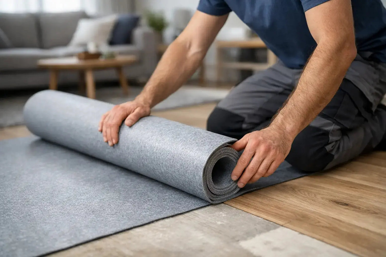 Ondervloer voor geluidreductie appartementen