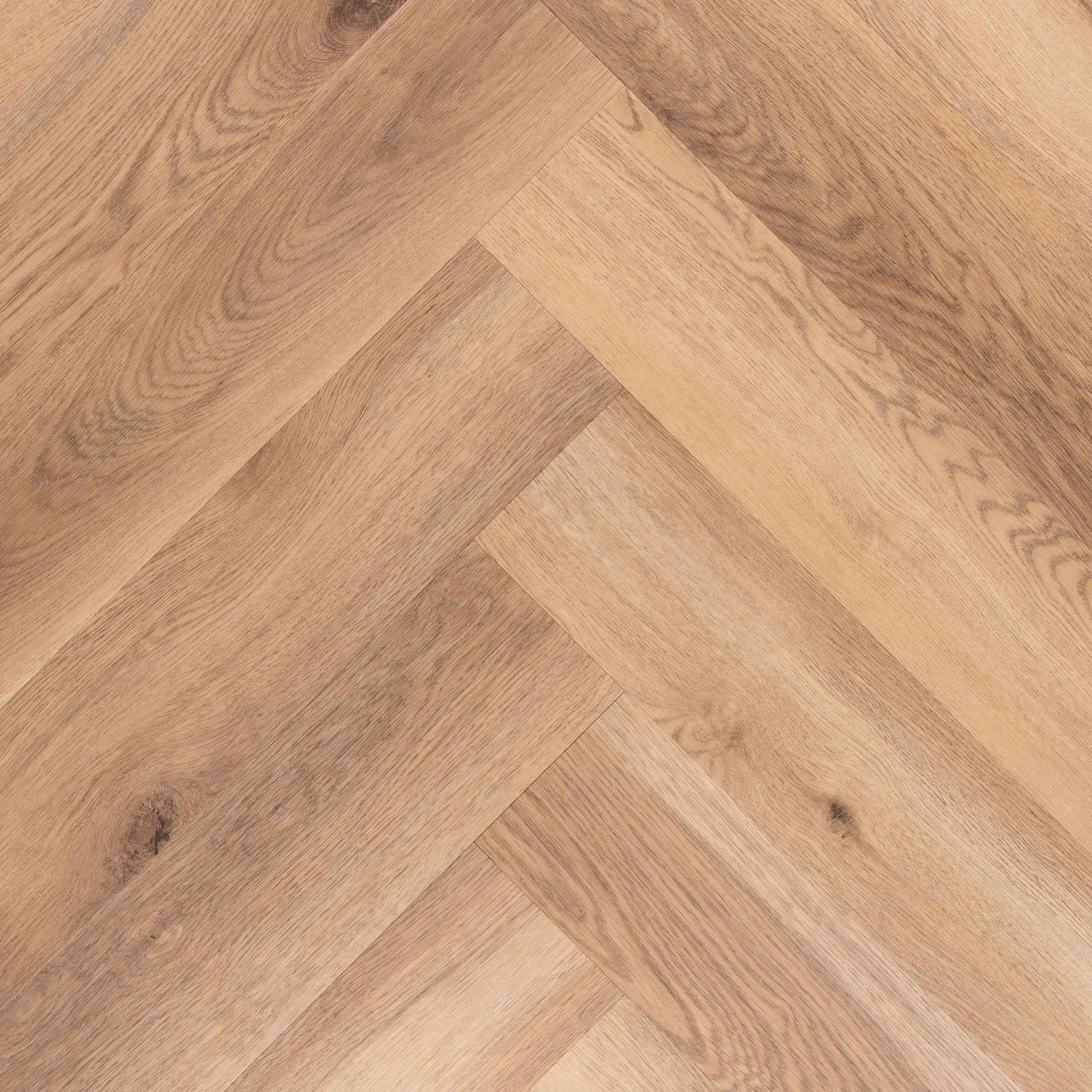 Sylva Visgraat Natural Oak Plak PVC