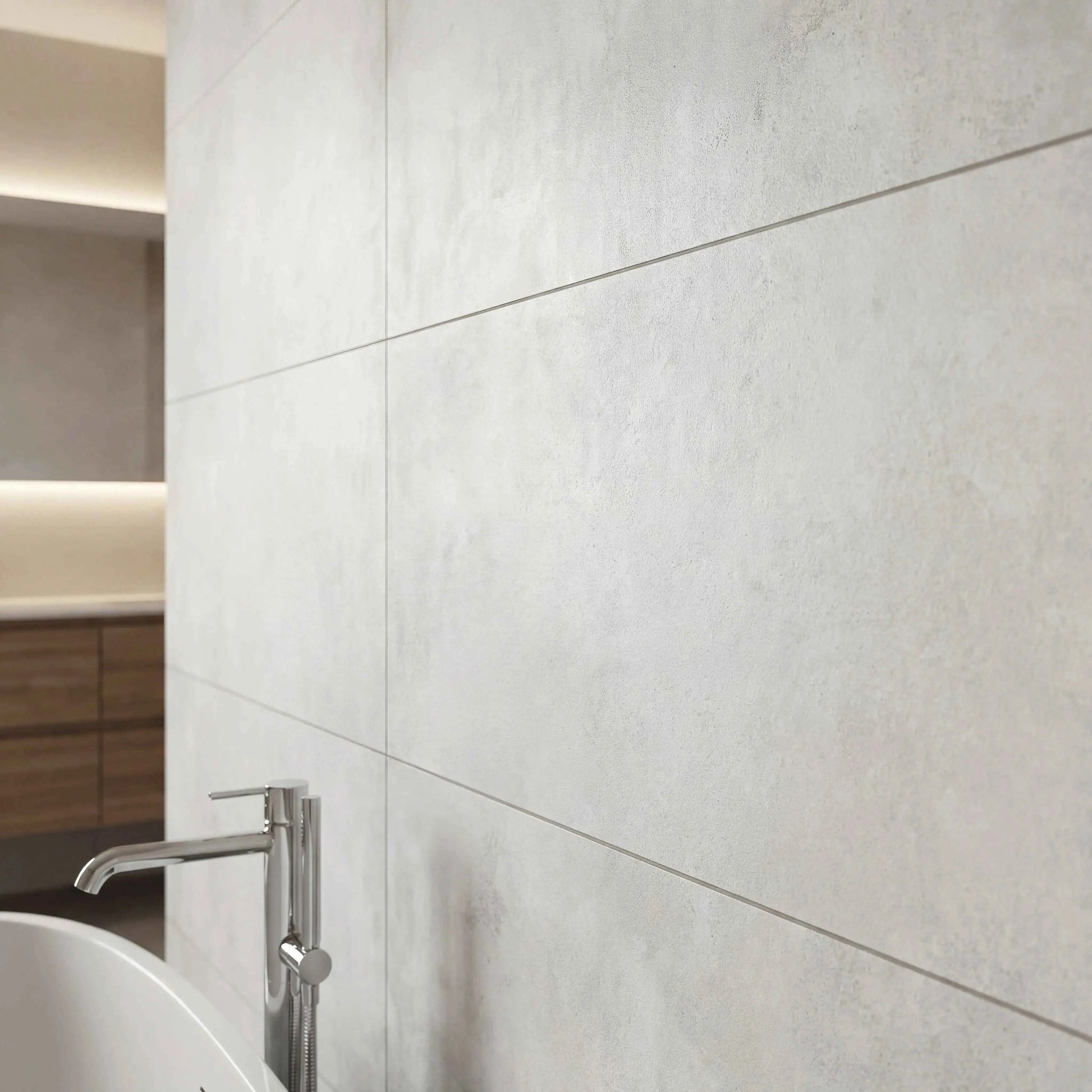 Social White 60x120 Keramische Tegel Vloer en Wand Gerectificeerd Porselein Geglazuurd