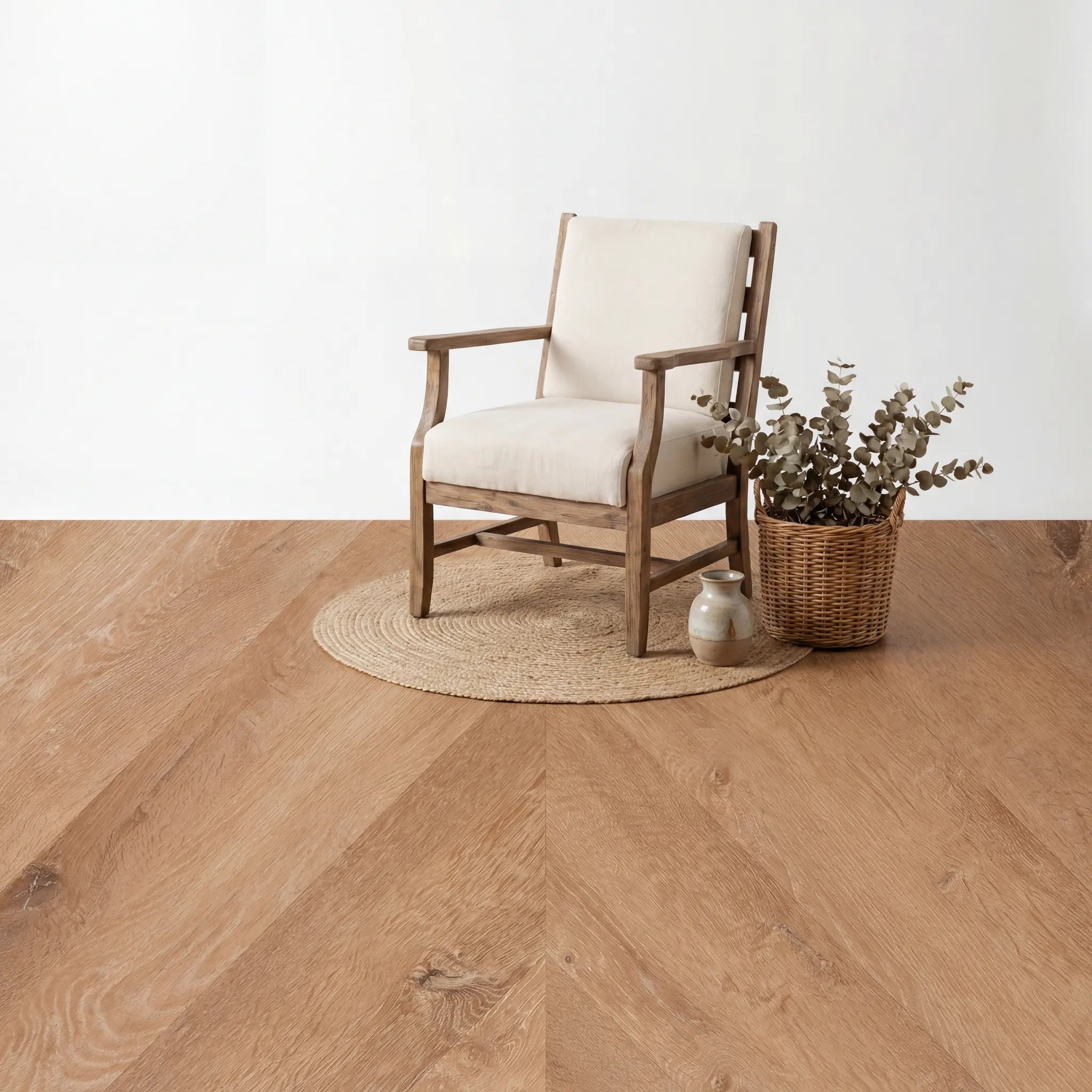 Lux Tenebrae Chevron Warm Oak Plak PVC yarenza