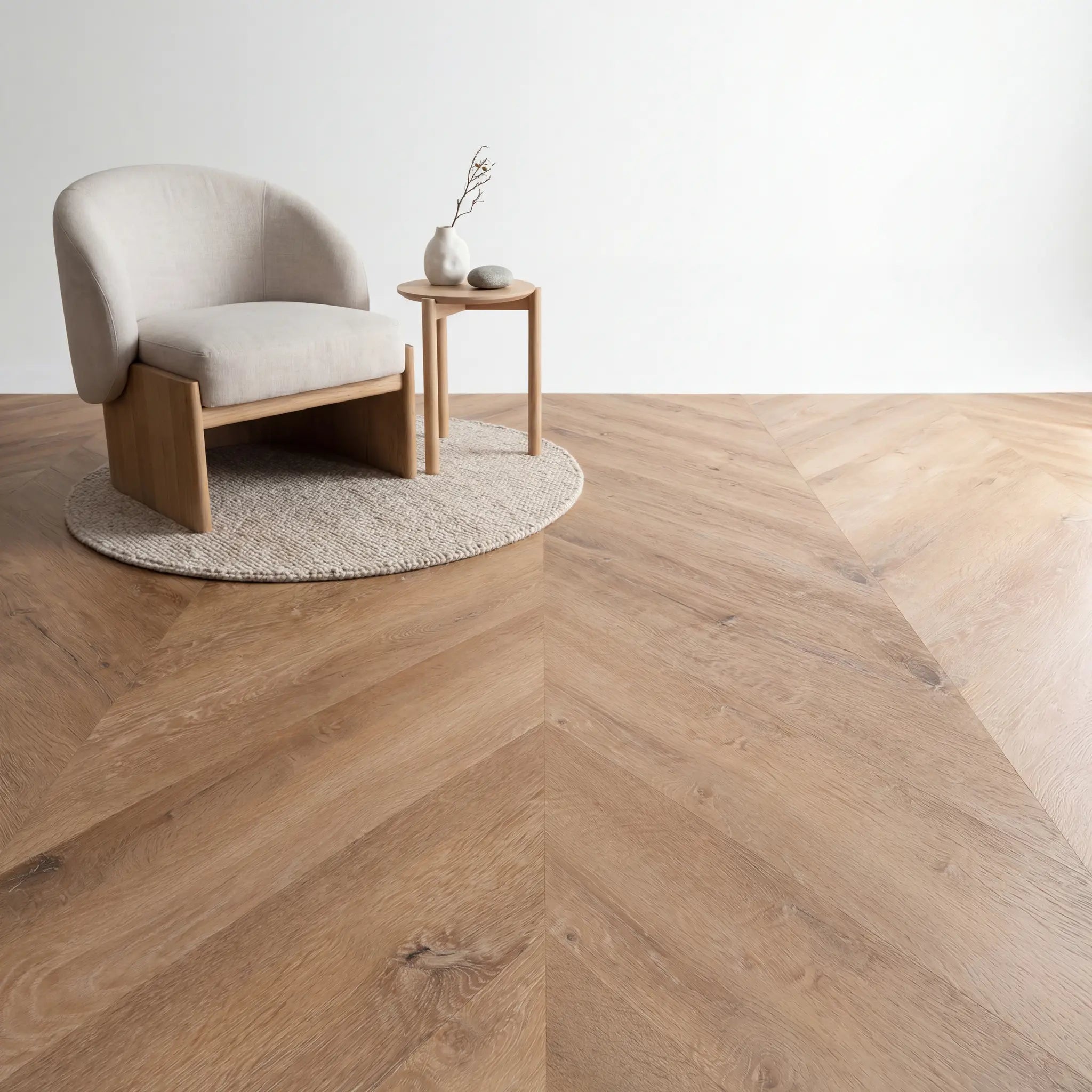 Lux Tenebrae Chevron Warm Oak Plak PVC yarenza