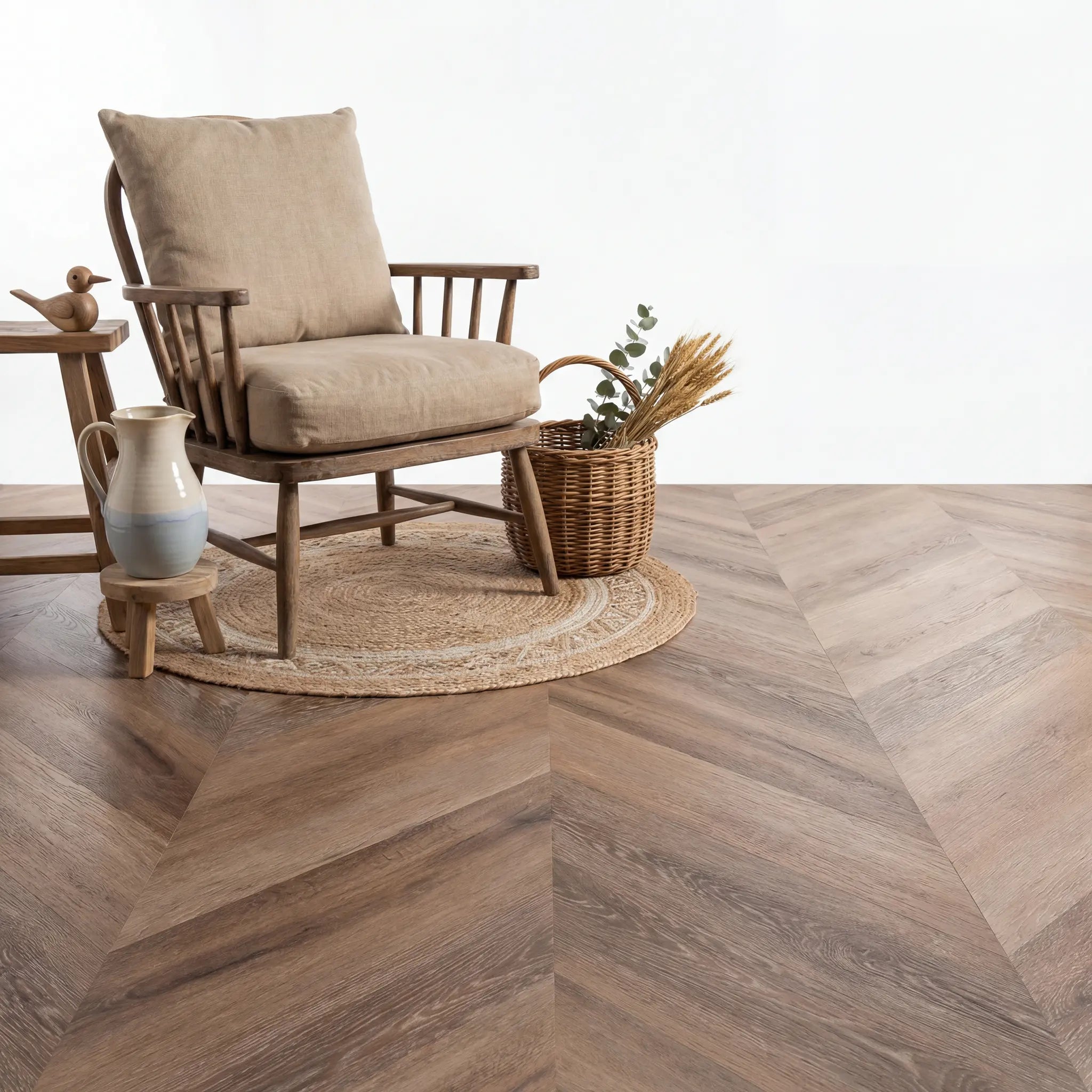 Lux Tenebrae Chevron Dark Oak Plak PVC yarenza