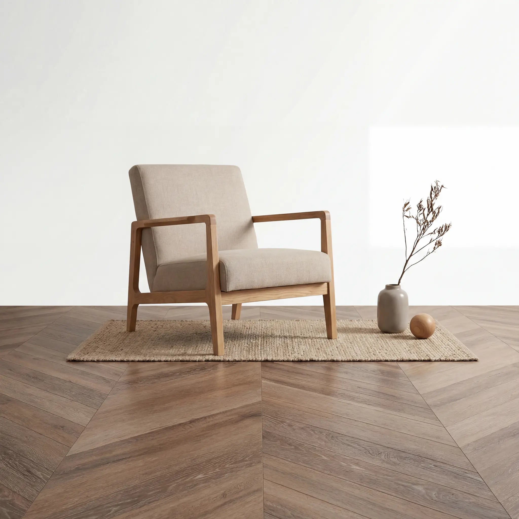 Lux Tenebrae Chevron Dark Oak Plak PVC yarenza