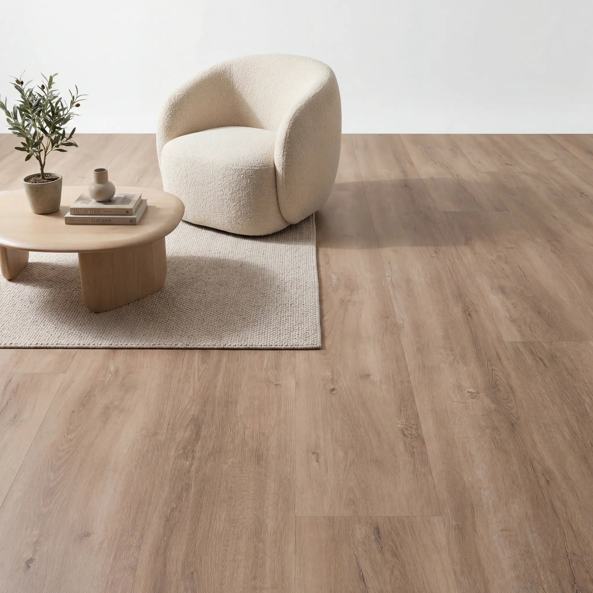 Reverie Rechte Plank Light Oak Klik PVC yarenza