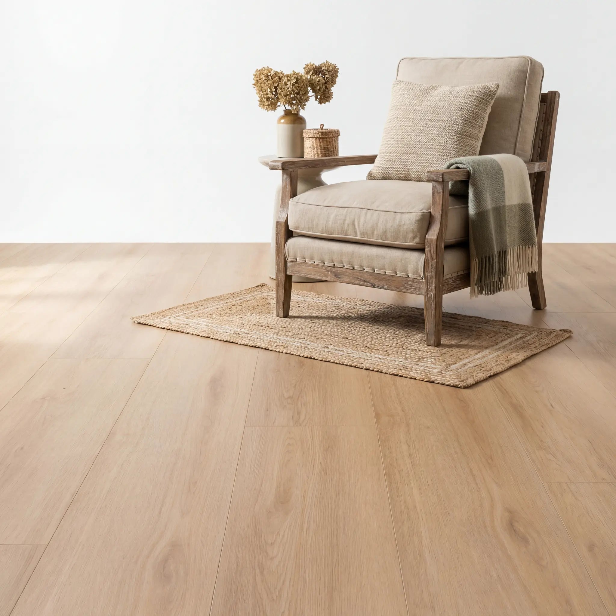 Madera Rechte Plank Beige Plak PVC yarenza