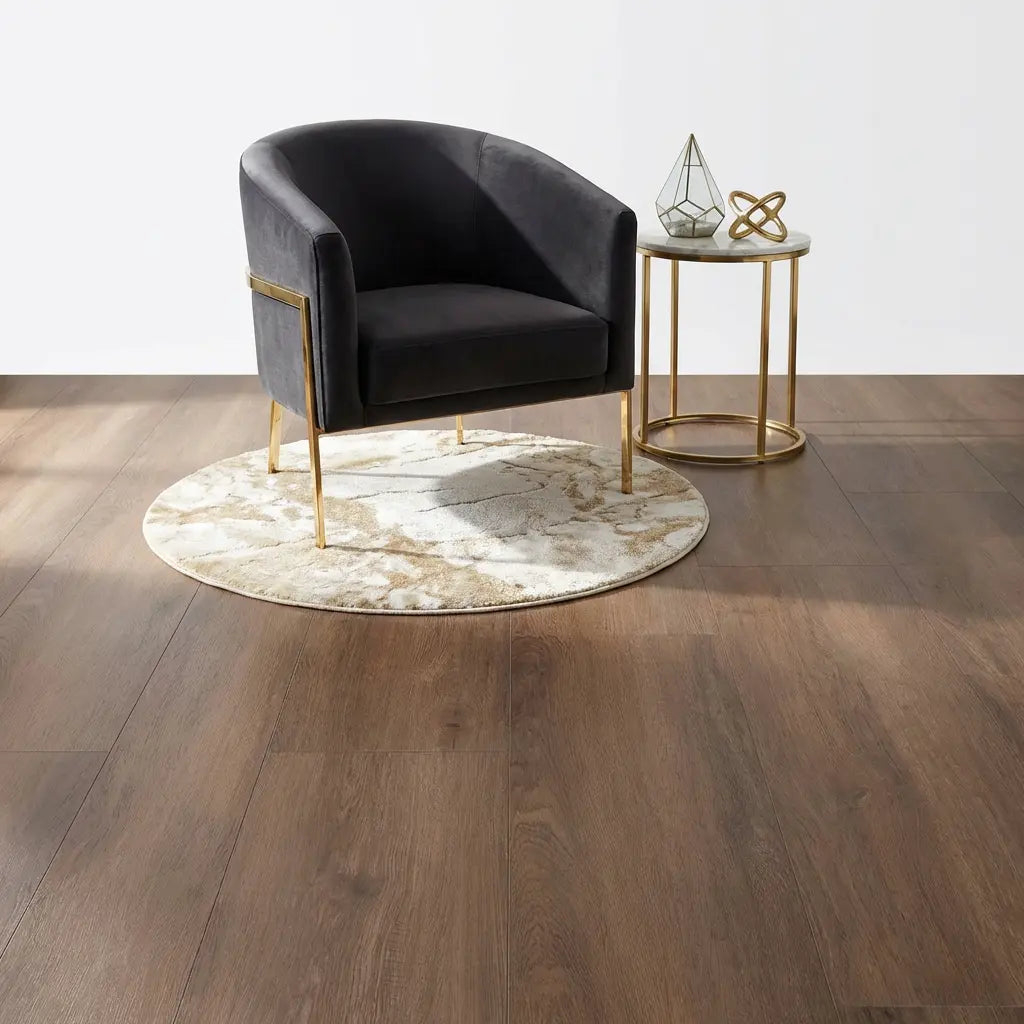Altessa Rechte Plank Brown Plak PVC yarenza