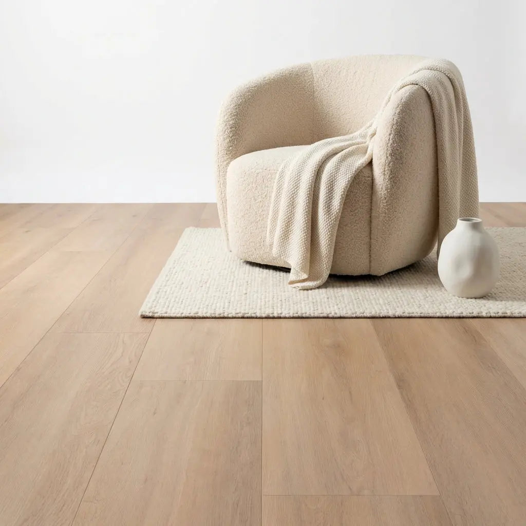 Altessa Rechte Plank White Wash Smoky Plak PVC yarenza