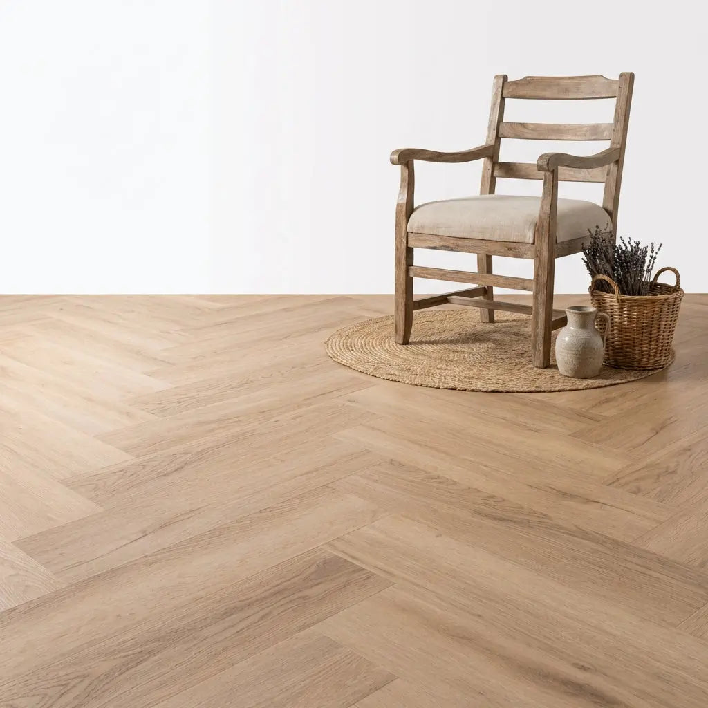 Madera Visgraat Smoky Plak PVC yarenza