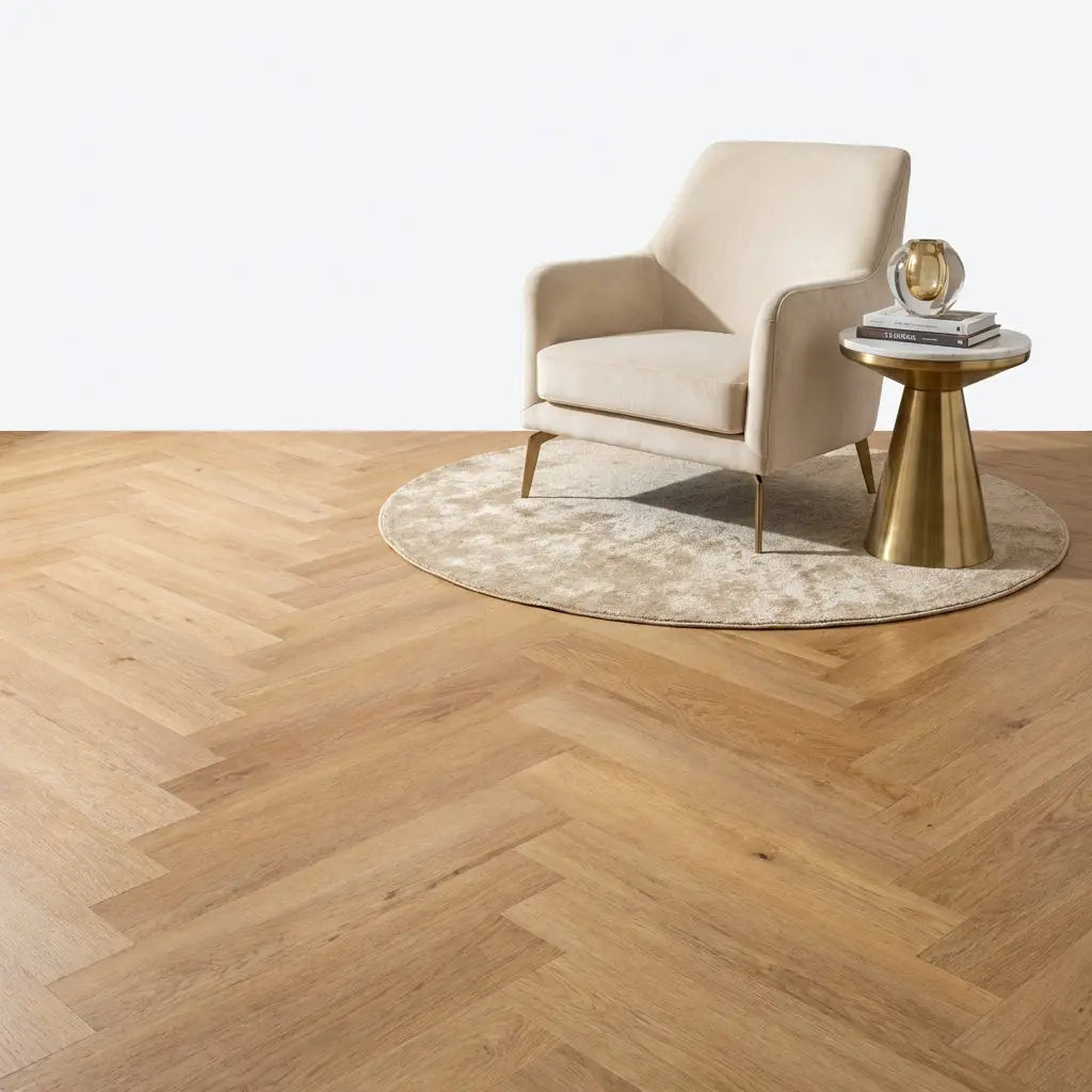 Madera Visgraat Warm Oak Plak PVC yarenza