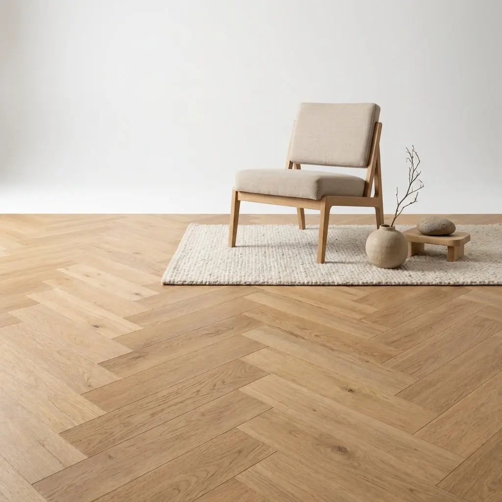 Madera Visgraat Warm Oak Plak PVC yarenza