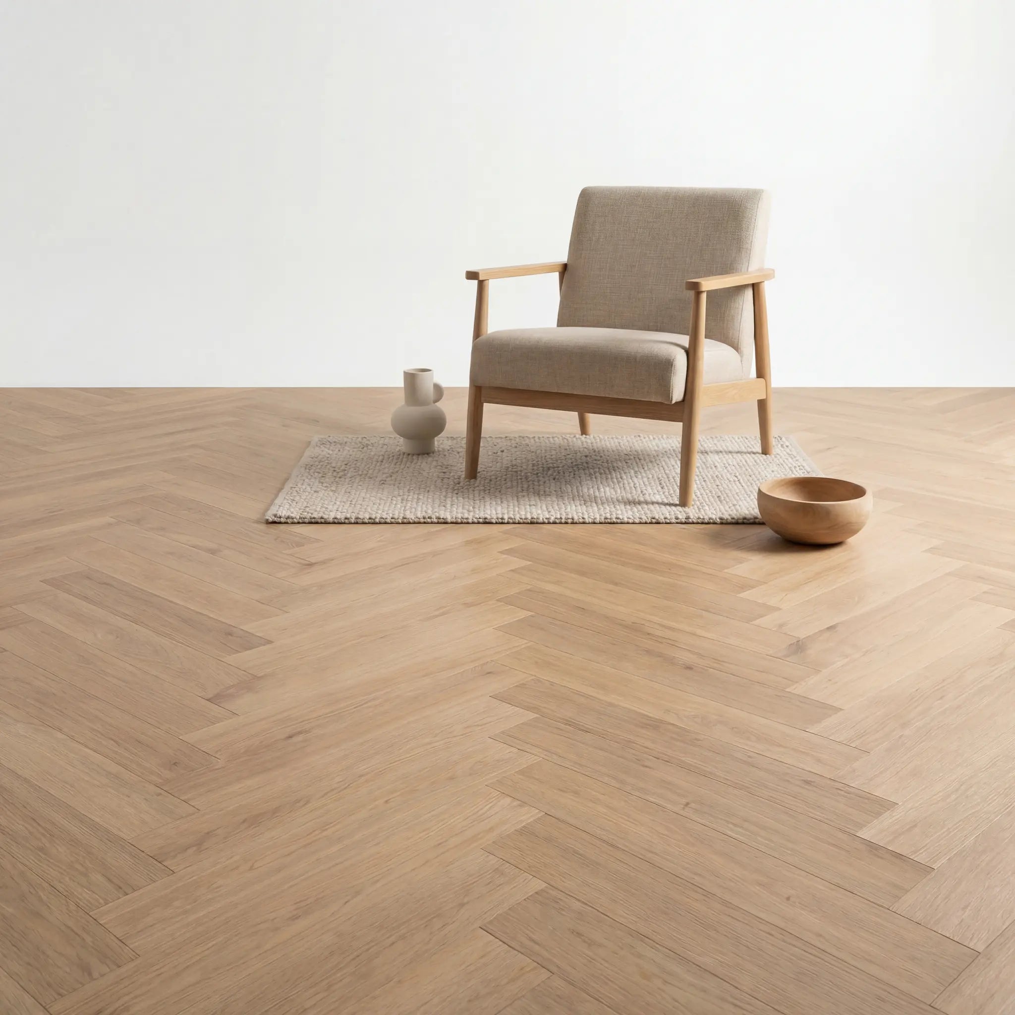 Altessa Visgraat Light Oak Plak PVC yarenza