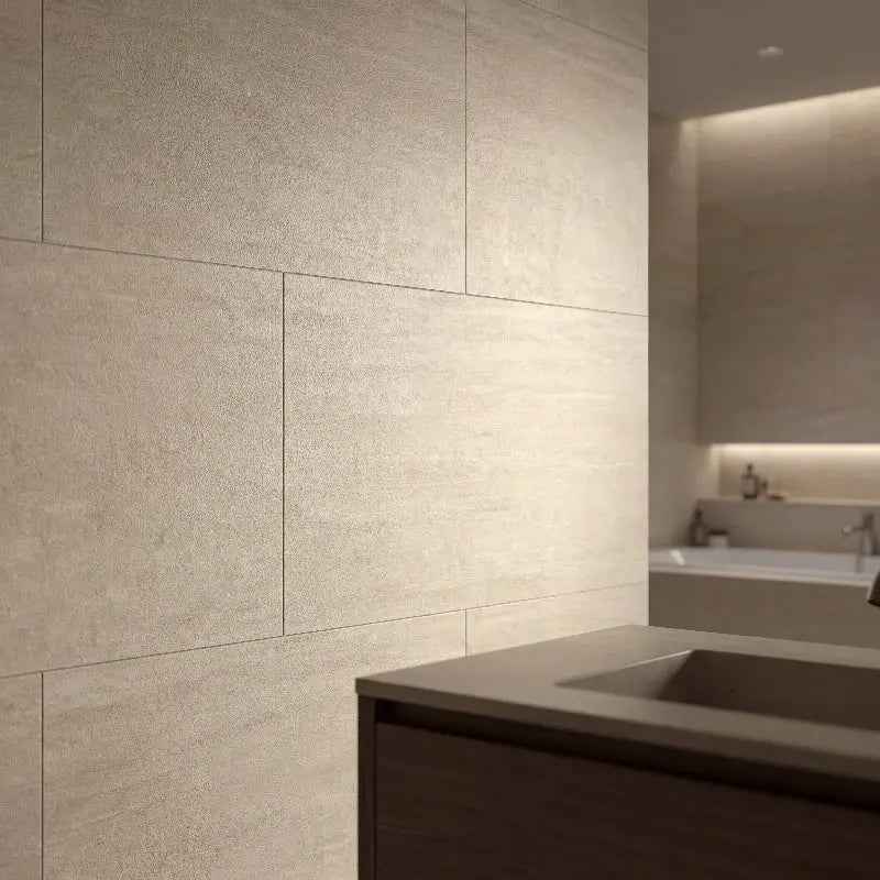Irwine Beige 60x120 Keramische Tegel Vloer en Wand Gerectificeerd Porselein Geglazuurd