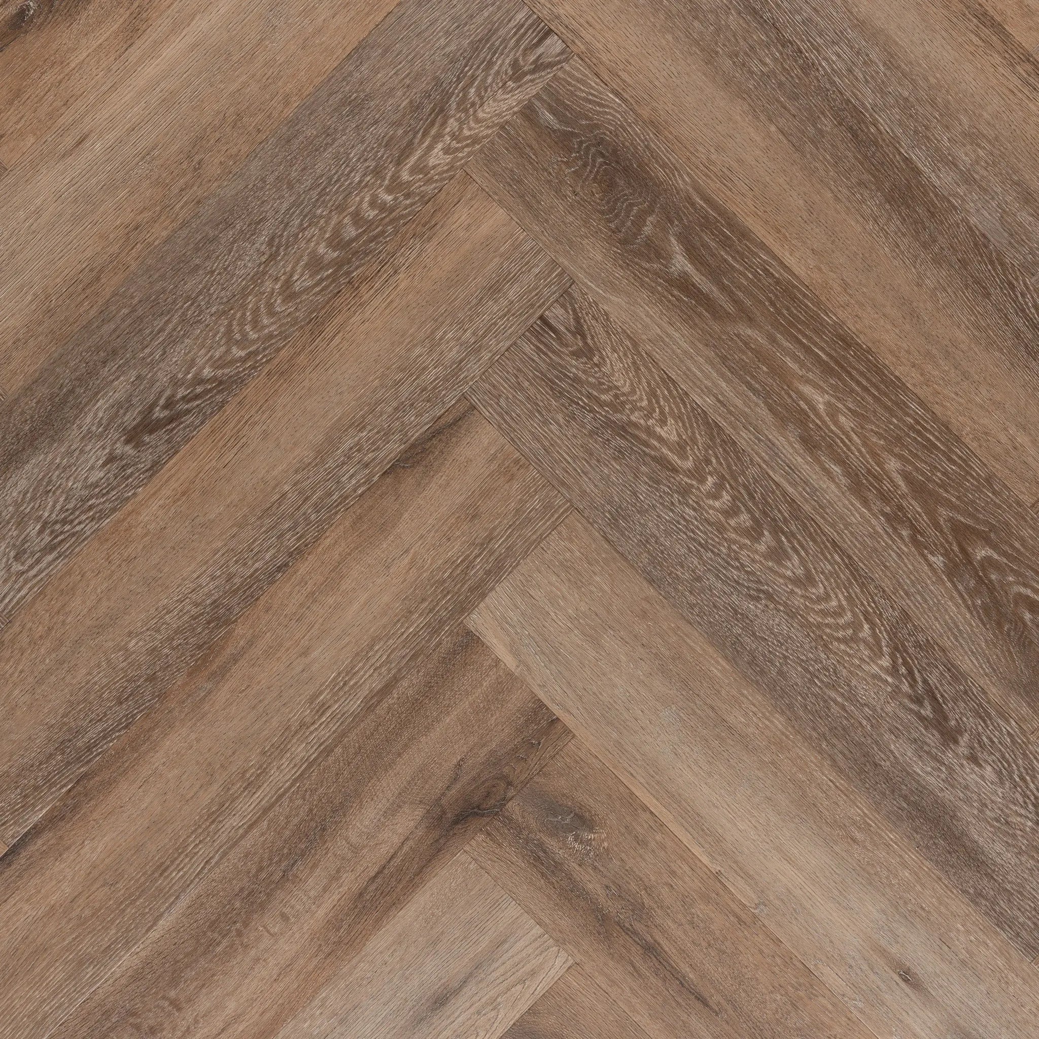 Lux Tenebrae Visgraat Dark Oak Plak PVC yarenza