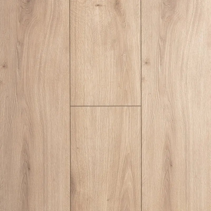 Ultra matte laminaat vloer licht eiken met extra brede plank en voelbare houtstructuur