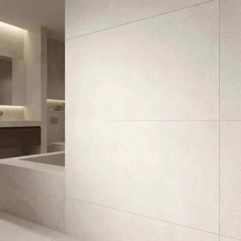 Spilos White 60x120 Keramische Tegel Vloer en Wand Gerectificeerd Porselein Geglazuurd
